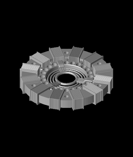 3dpnspeakercover iron man arc reactor 3d model thangs 3d print model - Mito3D
