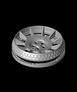 3dpnspeakercover sparco deep dish text 3d model thangs 3d print model - Mito3D