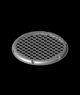 3dpnspeakercover speaker grill simple 3d model thangs 3d print model - Mito3D