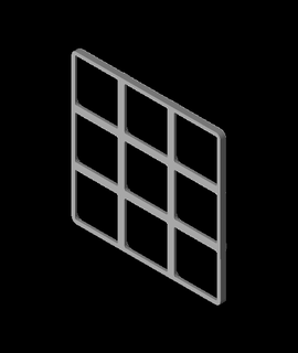 3x3 gridfinity grid propella 3d print model - Mito3D