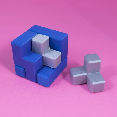 3x3 enigma cubo 3d by on jogos quebra cabeças tortuoso 3 x cubos embalagem 3d print model - Mito3D