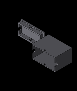 4 pin Rocker Schalter Gehege 3d print model - Mito3D
