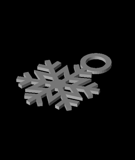 4050535 snowflake printcipl4 3d print model - Mito3D