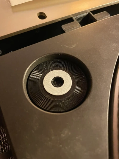 45 disco adattatore 3d by retromaker on grazie 45rpm vinile retrò vintage audio attrezzature dj ingranaggio ruota 3d print model - Mito3D