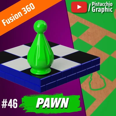 46 pawn chess fusion 360 pistacchio graphic - 3d by pistacchiographic on thangs fusion360 autodesk 3d print model - Mito3D