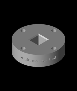 4pin enchufe herramienta chipen83 3d print model - Mito3D