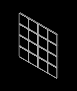 4x4 gridfinity grid propella 3d print model - Mito3D