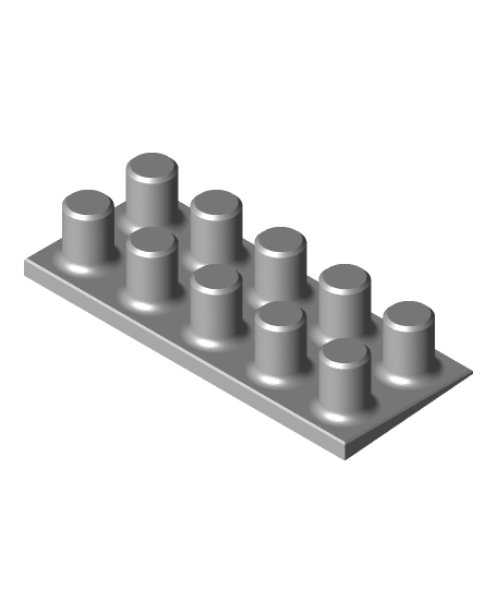 5c collet rack v2stl 3d modèle limite durée 3D print model - Mito3D