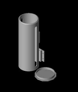 5oz paper cup dispenser everythingstl 3d print model - Mito3D