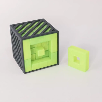 5x5 bulmaca küp 3d by teşekkürler oyunlar bulmacalar zeka oyunları dikdörtgen paketleme oyun oyunu beyin tanıtım 5by5 5 x meydan okuma zorlayıcı zor zorluk bitki 3d print model - Mito3D