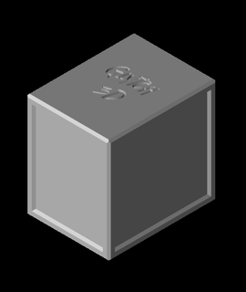 60 carta formato mazzo scatola glitch hobby Giochi 3d print model - Mito3D