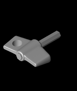 6mm Schlüssel 3d Modell andrejsandor1 danke 3d print model - Mito3D