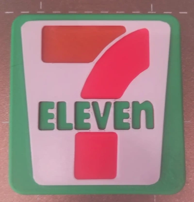 7-11 sign coaster v2 - 3d by daddywazzy thecreator on thangs 3d print model - Mito3D