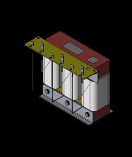 7 harmonic filter reactor 36kg 3d model thangs 3d print model - Mito3D