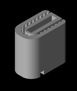 a10m a10 Achse Gürtel Klemme Feuerkraft 3d print model - Mito3D