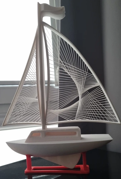 a solid stand sailboat - 3d by wojtex71 on thangs 3d print model - Mito3D