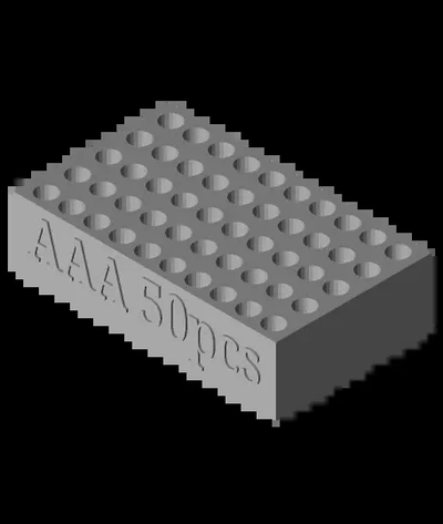 aaa 50 batteries titulaire stl 3d by salchhe 3d print model - Mito3D