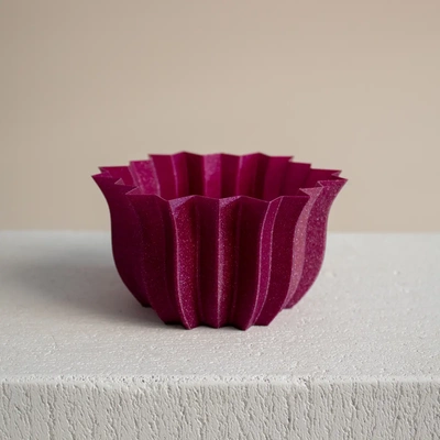 öz çanak ekici vazo mod kabuklu 3d by ince baskı teşekkürler 3d print model - Mito3D