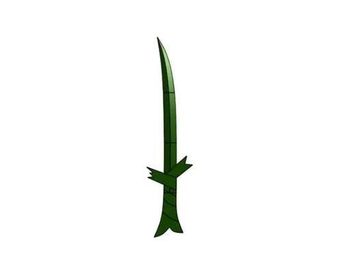 adventure time grass sword - 3d by reprops03 on thangs 3d print model - Mito3D