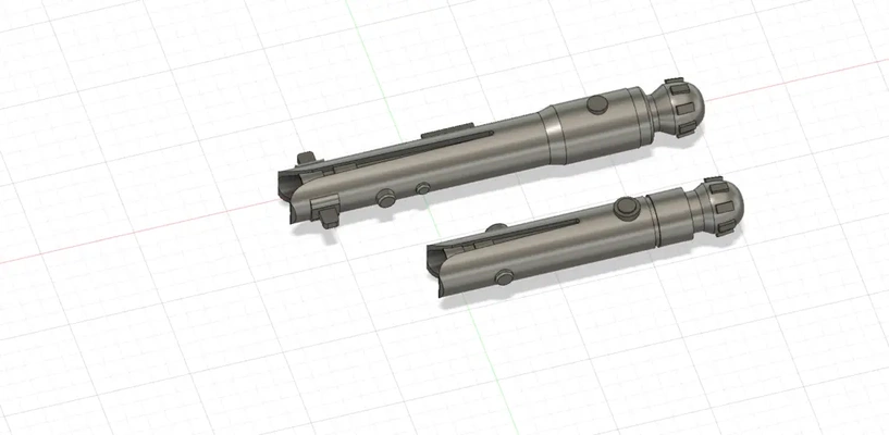 ahsoka's lightsabers clone wars - 3d by reprops03 on thangs 3d print model - Mito3D