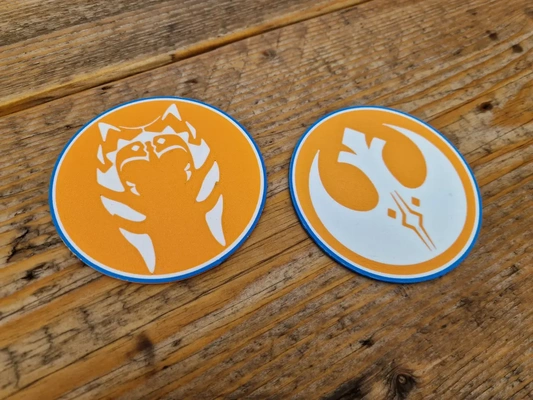 ahsoka coaster ams 3d by omsculptes 3d print model - Mito3D