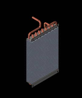 air conditioner heat exchanger 3d model thangs 3d print model - Mito3D