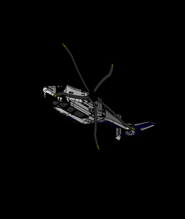 Airbus hélicoptère 3d modèle pleut 3d print model - Mito3D