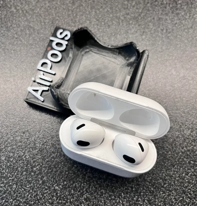 airpods gen 3 belt logo withoutstl - 3d by muthxbox on thangs 3d print model - Mito3D