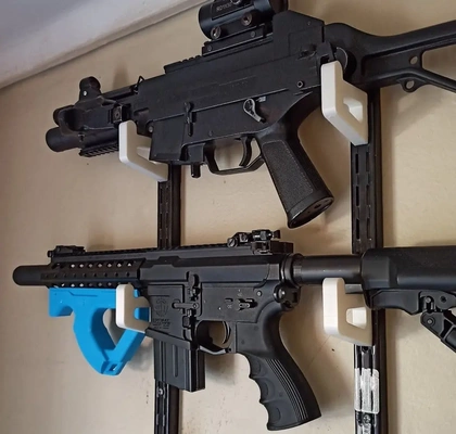 airsoft display bracket rail shelf system - 3d by marcachancho3d on thangs 3d print model - Mito3D