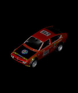 alfa Romeo Alfetta gtv Rallye 3d Modell danke 3d print model - Mito3D