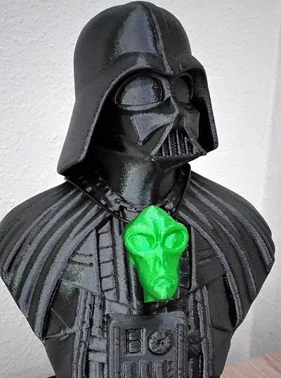 alien head pendant - 3d by daddywazzy thecreator on thangs 3d print model - Mito3D
