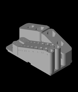 allen wrench gridfinity v2 healthier 3d print model - Mito3D