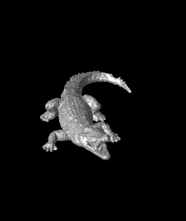 alligator qlone 3d print model - Mito3D