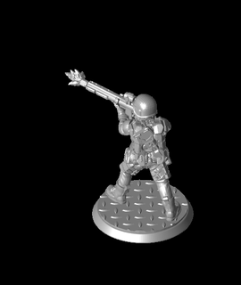 alpha team soldier copystl 3d print model - Mito3D
