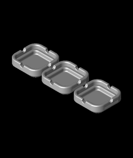 aluminium ashtray 3d model ayush tyagi thangs 3d print model - Mito3D
