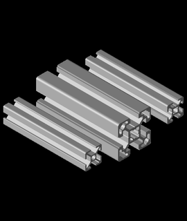 alluminioprofilostl 3d modello cadnezard grazie 3d print model - Mito3D
