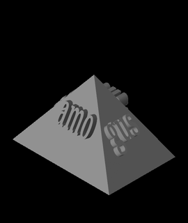 amogus triangolo schifoso 3d print model - Mito3D