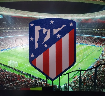 ams mmu club atl tico de madrid sad coaster or plaque - 3d by daddywazzy thecreator on thangs 3d print model - Mito3D