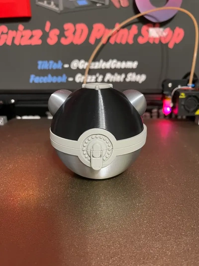 ancient heavy pokeball - 3d by grizzledgnome on thangs 3d print model - Mito3D