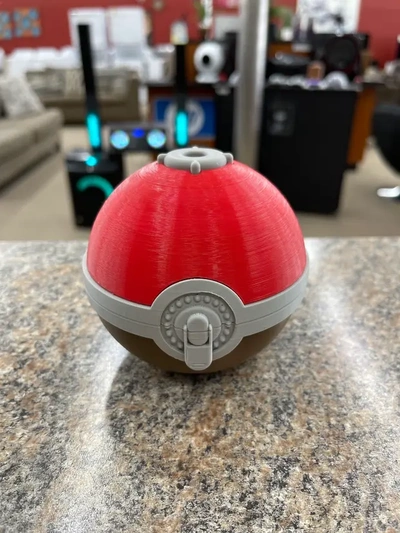 ancient pokeball - 3d by grizzledgnome on thangs 3d print model - Mito3D