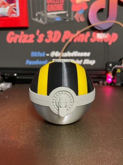 antico ultra pokeball 3d by gnomo brizzolato on grazie 3d print model - Mito3D