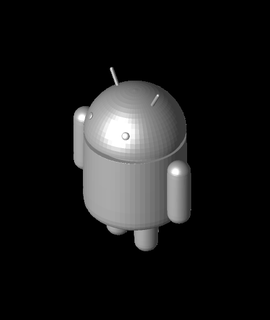 Android 3d modello mhm grazie 3d print model - Mito3D