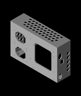 anet a6 - skr 13 motherboard casestl 3d print model - Mito3D