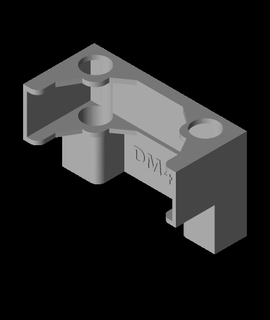 Netz a8 Extruder Ventilator montieren 3d Modell dm4ds danke 3d print model - Mito3D