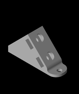 angled spool holder mount kenteclaat rem 3d print model - Mito3D