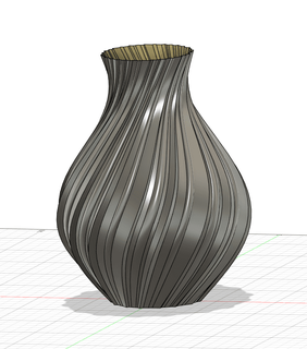 angles curve spiral vase - theethetree 3d print model - Mito3D