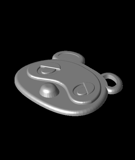 animal cruzando tom recanto chave anel pop cultura 3d print model - Mito3D