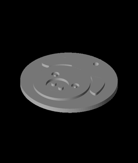 animal visage clé chaîne conception passe temps Jeux 3d print model - Mito3D