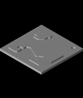 animal clé chaîne conception passe temps Jeux 3d print model - Mito3D