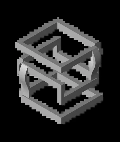 animado infinito cubo 3d by jex7 on gracias 3d print model - Mito3D